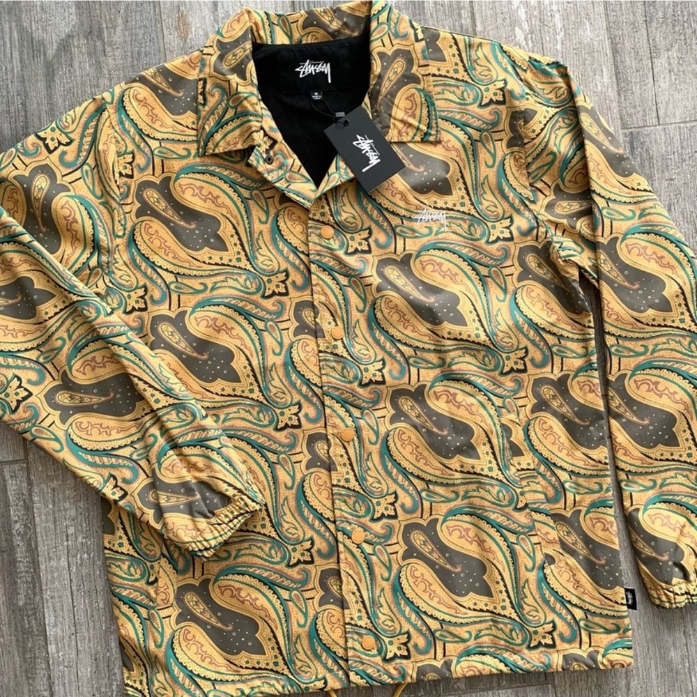 ๐ฅ๐ฅSTUSSY - COACH PAISLEY JACKET๐ฅ๐ฅ - Picture 1 of 7